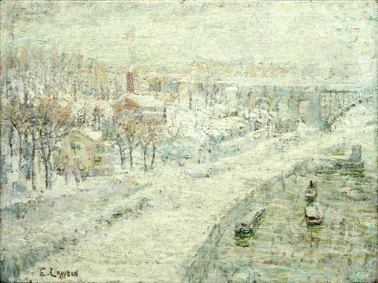 Winter Landscape, 1907 - Oil Painting Haven