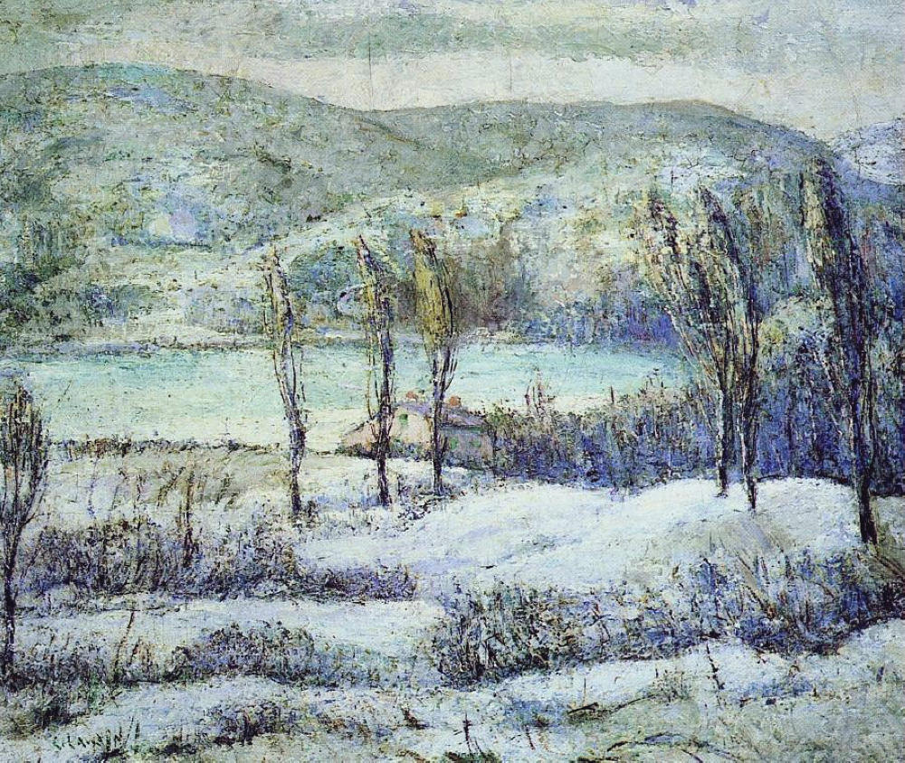 Winter Scene, 1913 - Oil Painting Haven