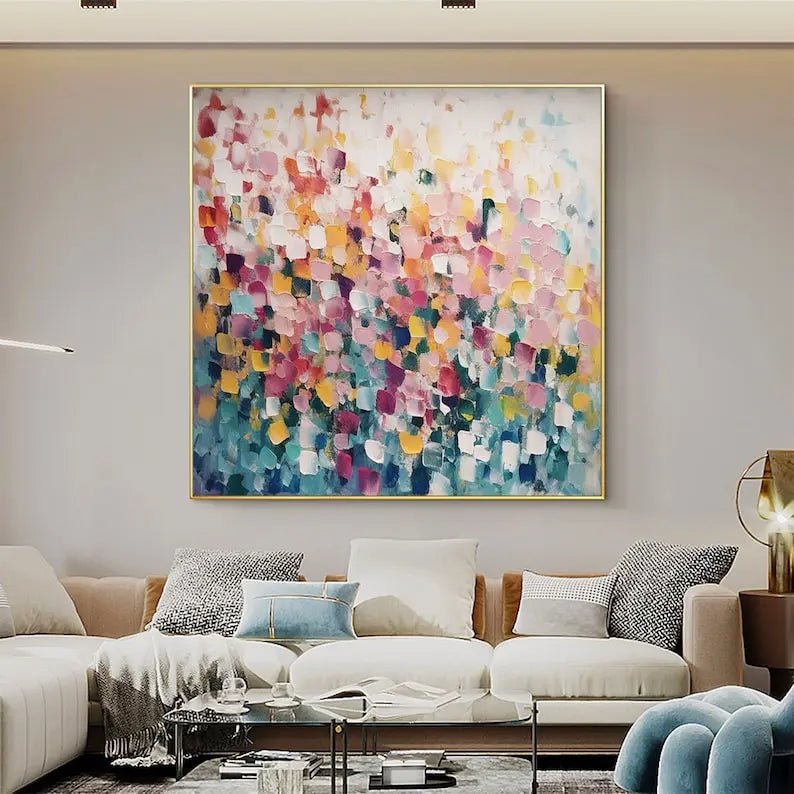 Abstract Oil Painting - Color Block Art - Oil Painting Haven