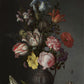 Flowers in a Vase with Shells and Insects - Oil Painting Haven