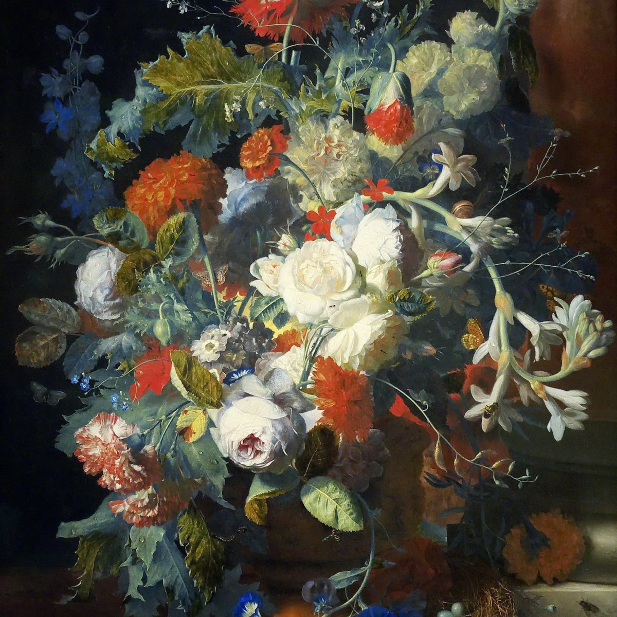 Baroque Flower Bouquet Still Life Art – Floral Oil Painting - Oil Painting Haven