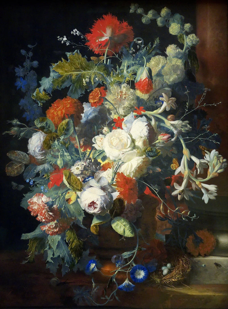 Baroque Flower Bouquet Still Life Art – Floral Oil Painting - Oil Painting Haven