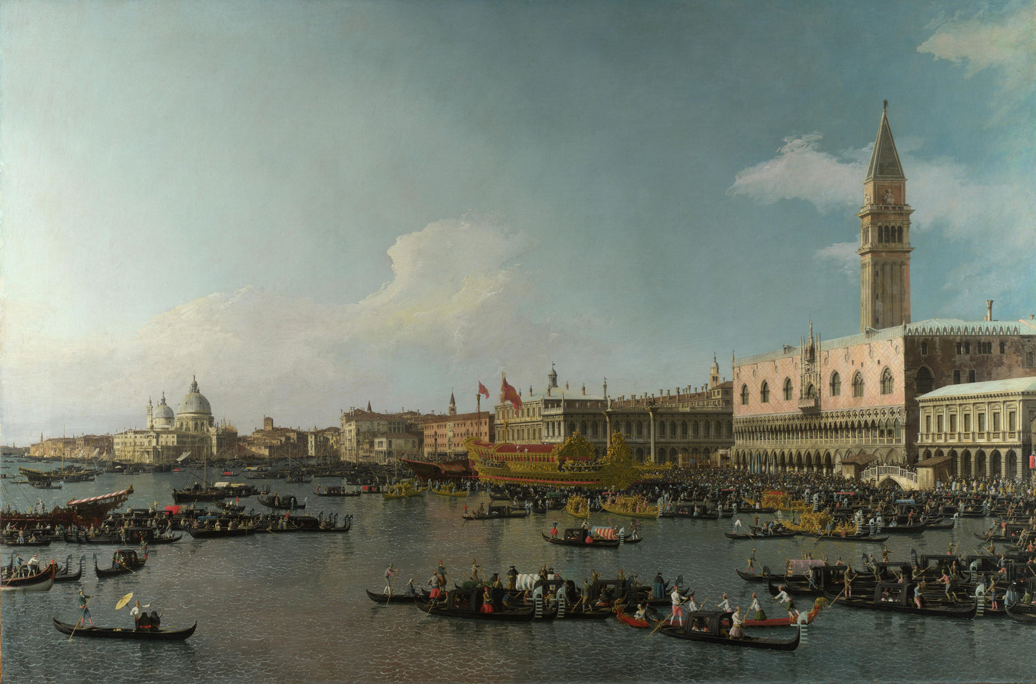 The Basin of San Marco on Ascension Day - Oil Painting Haven