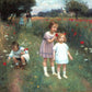 Children in a Poppy Field - Oil Painting Haven