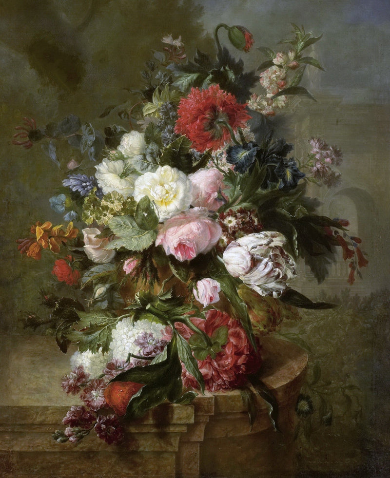 Classic Dutch Floral Arrangement in Vase – Floral Oil Painting - Oil Painting Haven