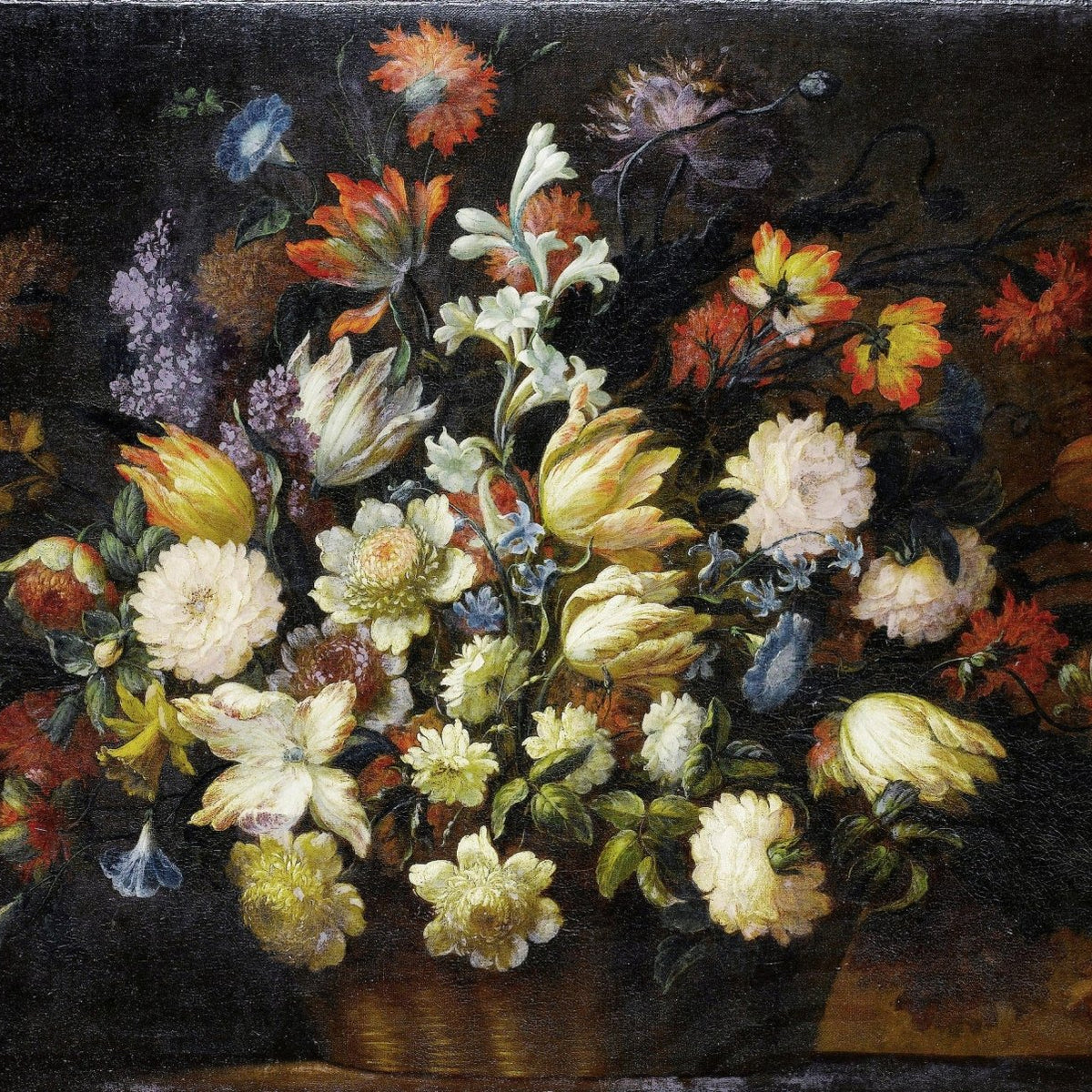 Classic Flower Bouquet in Vase Still Life – Floral Oil Painting - Oil Painting Haven