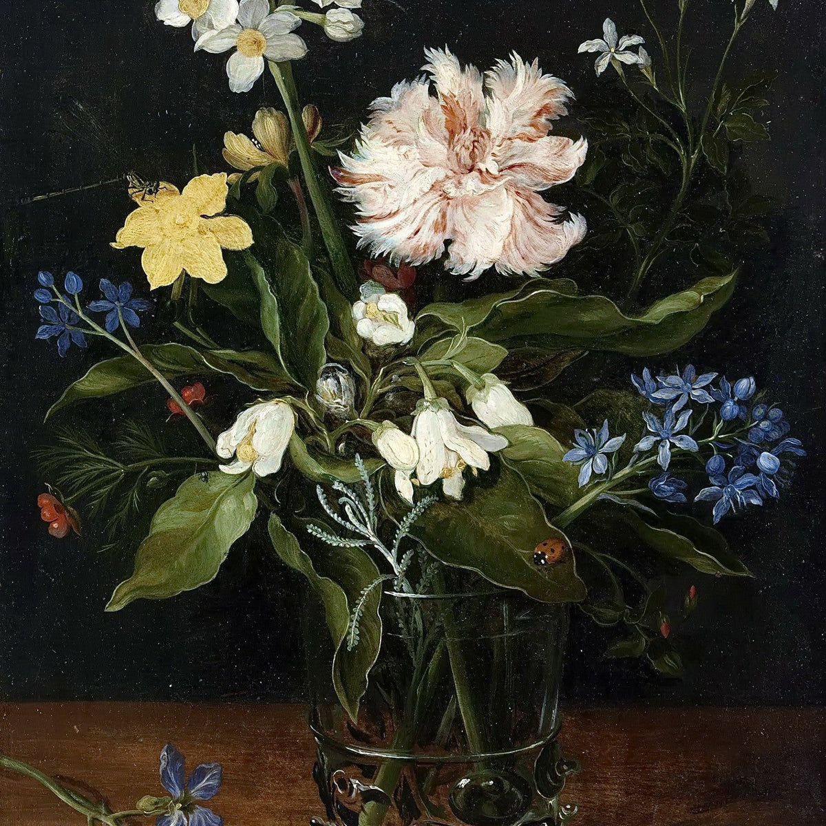 Classic Wildflower Vase Still Life Handmade – Floral Oil Painting - Oil Painting Haven