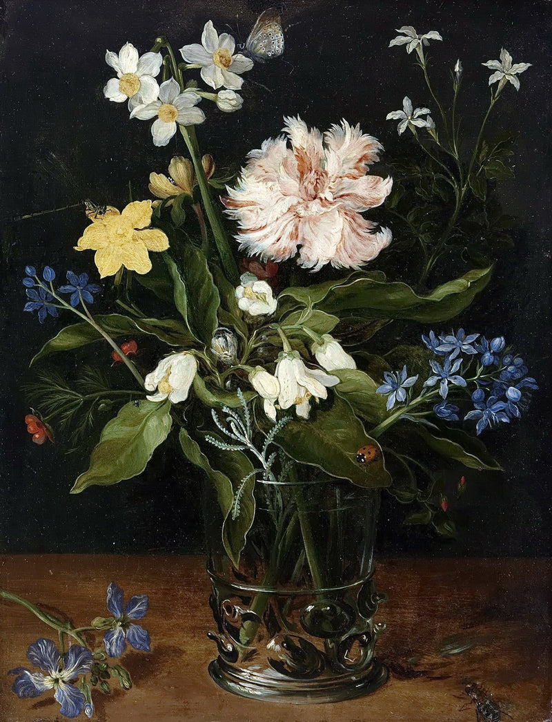 Classic Wildflower Vase Still Life Handmade – Floral Oil Painting - Oil Painting Haven