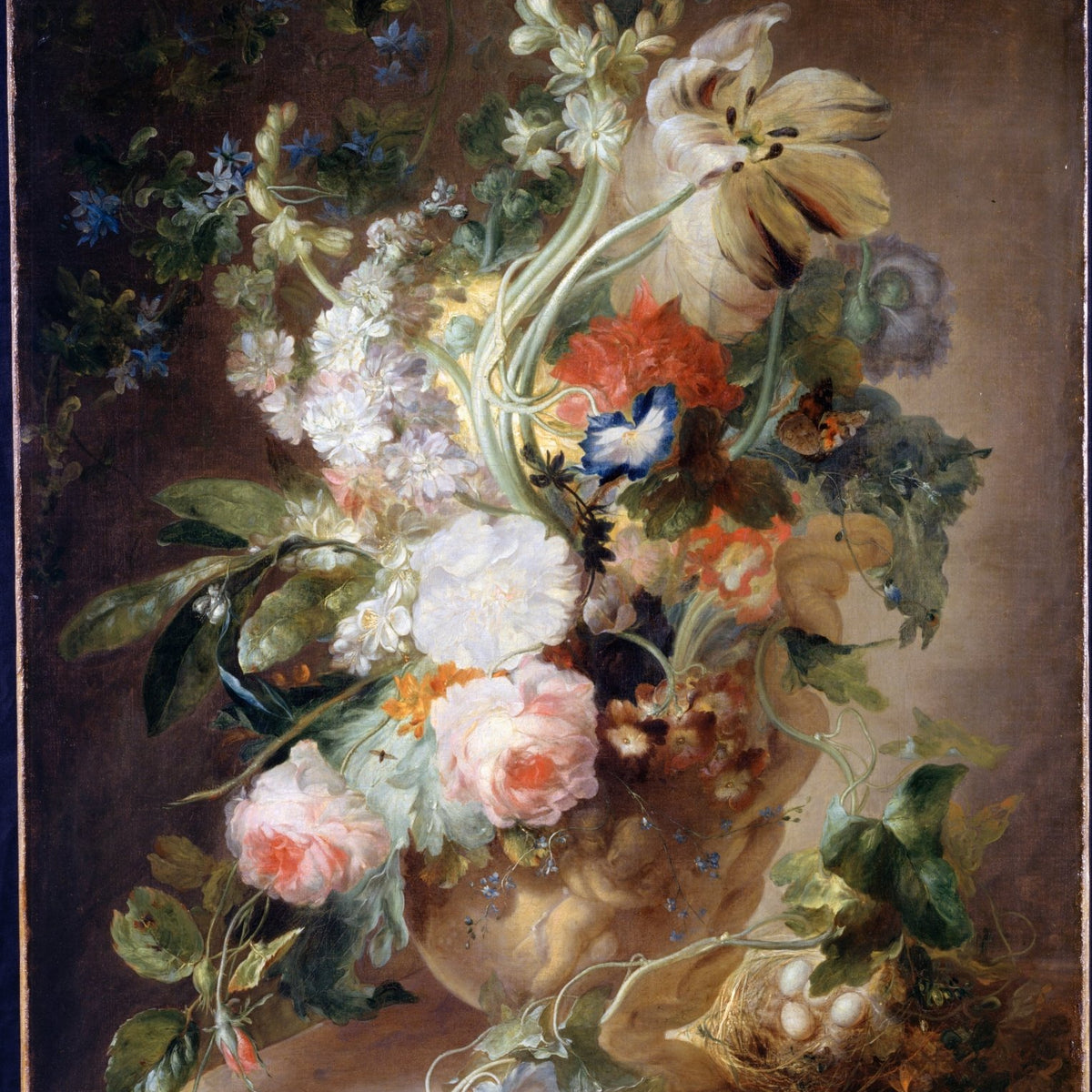 Classical Flower Arrangement Still Life Handmade – Floral Oil Painting