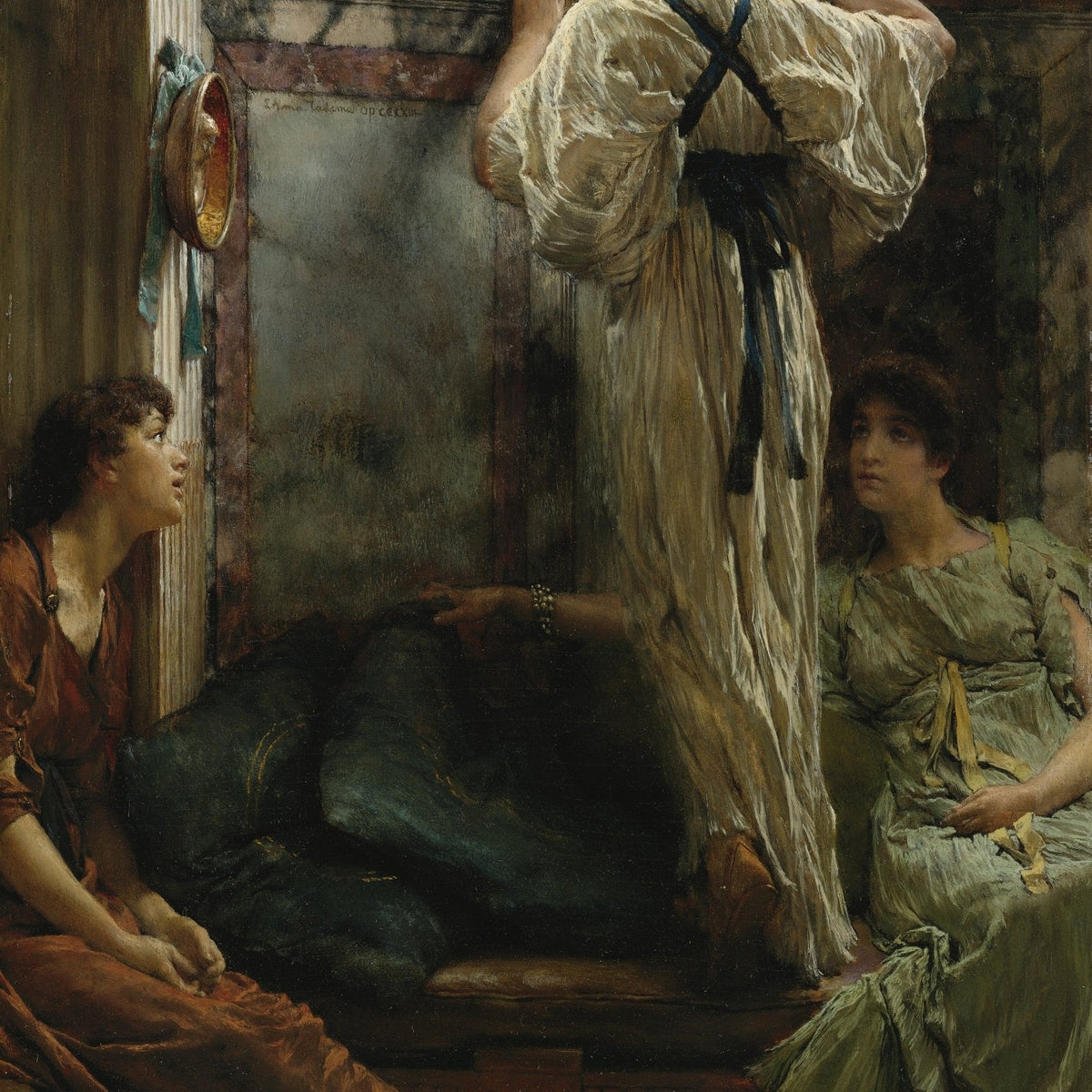 Classical Women in Roman Interior Scene - People Oil Painting - Oil Painting Haven