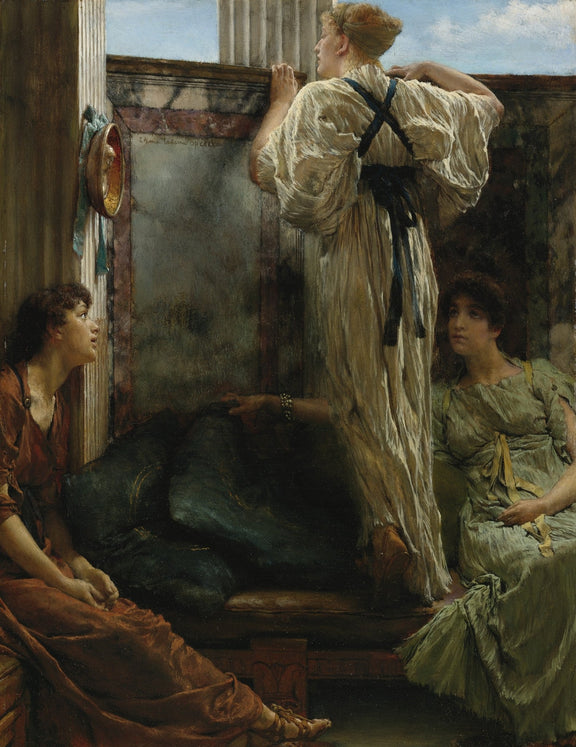 Classical Women in Roman Interior Scene - People Oil Painting - Oil Painting Haven