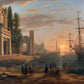 A Seaport - Oil Painting Haven