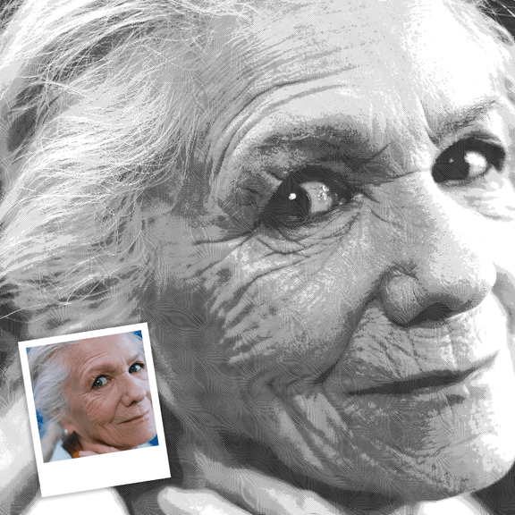 Custom Oil Painting From Photo - Hand Painted Black And White Effect - Oil Painting Haven