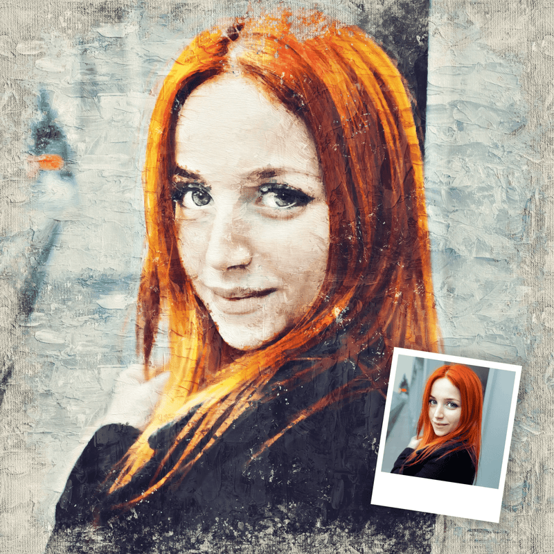 Custom Oil Painting From Photo - Hand Painted Thickly Applied Oil Painting Effect - Oil Painting Haven