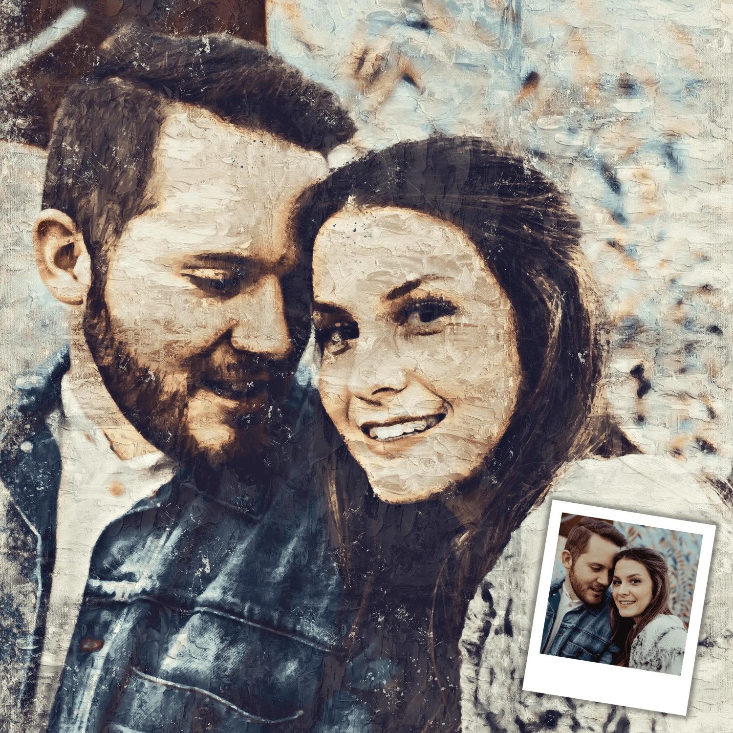 Custom Oil Painting From Photo - Hand Painted Thickly Applied Oil Painting Effect - Oil Painting Haven