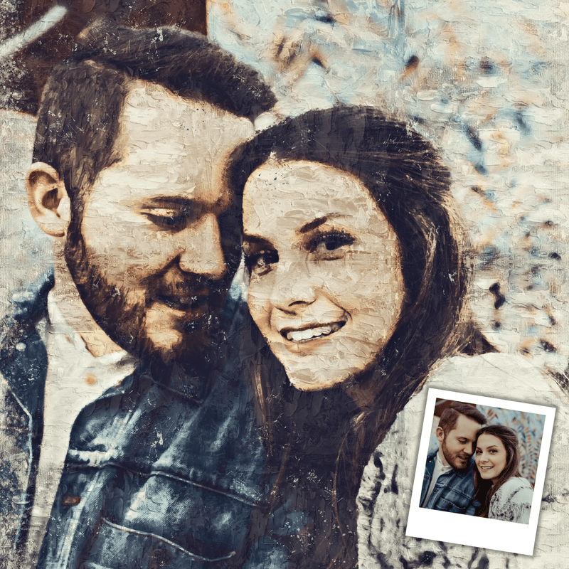 Custom Oil Painting From Photo - Hand Painted Thickly Applied Oil Painting Effect - Oil Painting Haven