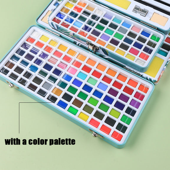 Watercolor paint set - 50/72/90/100/128/168 colors - Oil Painting Haven Oil Painting Haven