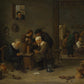 Two Men playing Cards in the Kitchen of an Inn - Oil Painting Haven