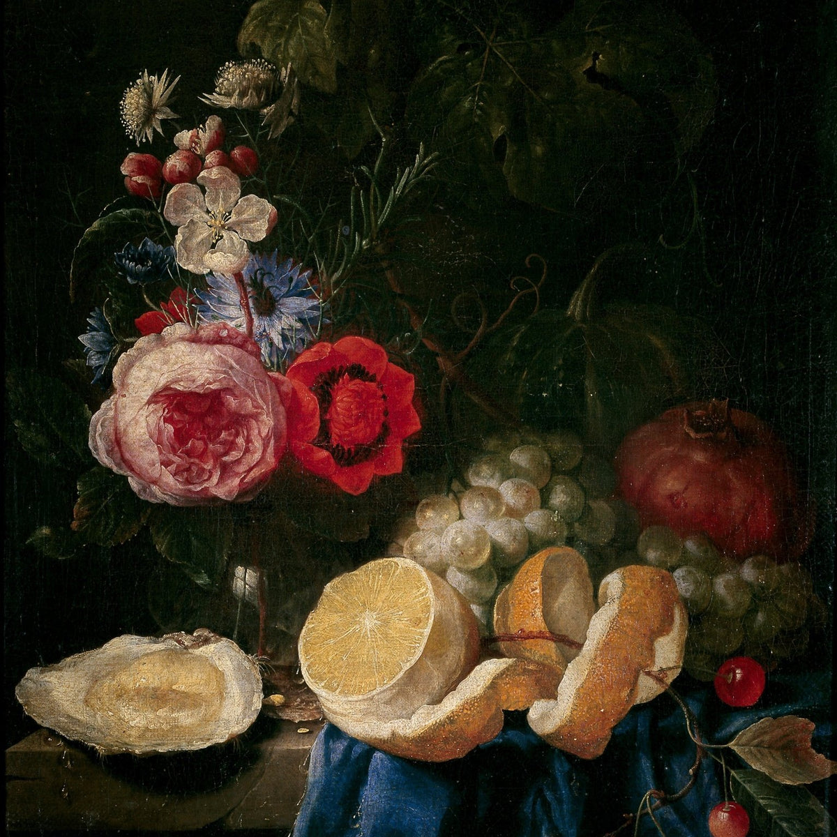 Dutch Floral and Fruit Still Life Hand - Painted – Floral Oil Painting - Oil Painting Haven