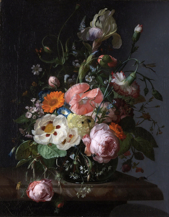 Elegant Still Life Flower Bouquet Art – Floral Oil Painting - Oil Painting Haven