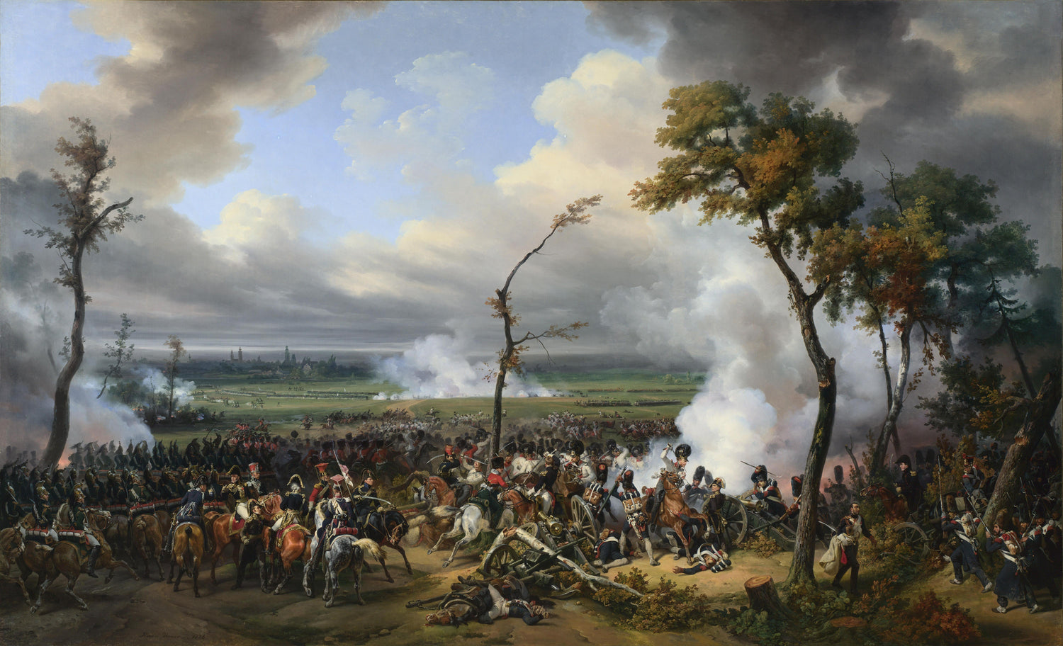 The Battle of Hanau - Oil Painting Haven