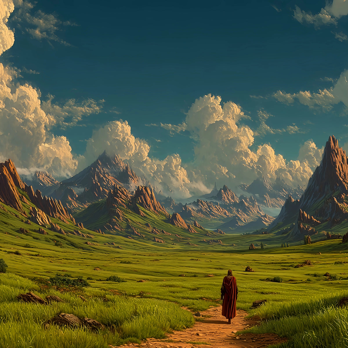 Fantasy Landscape Original Oil Painting For Sale | Epic Art - Oil Painting Haven