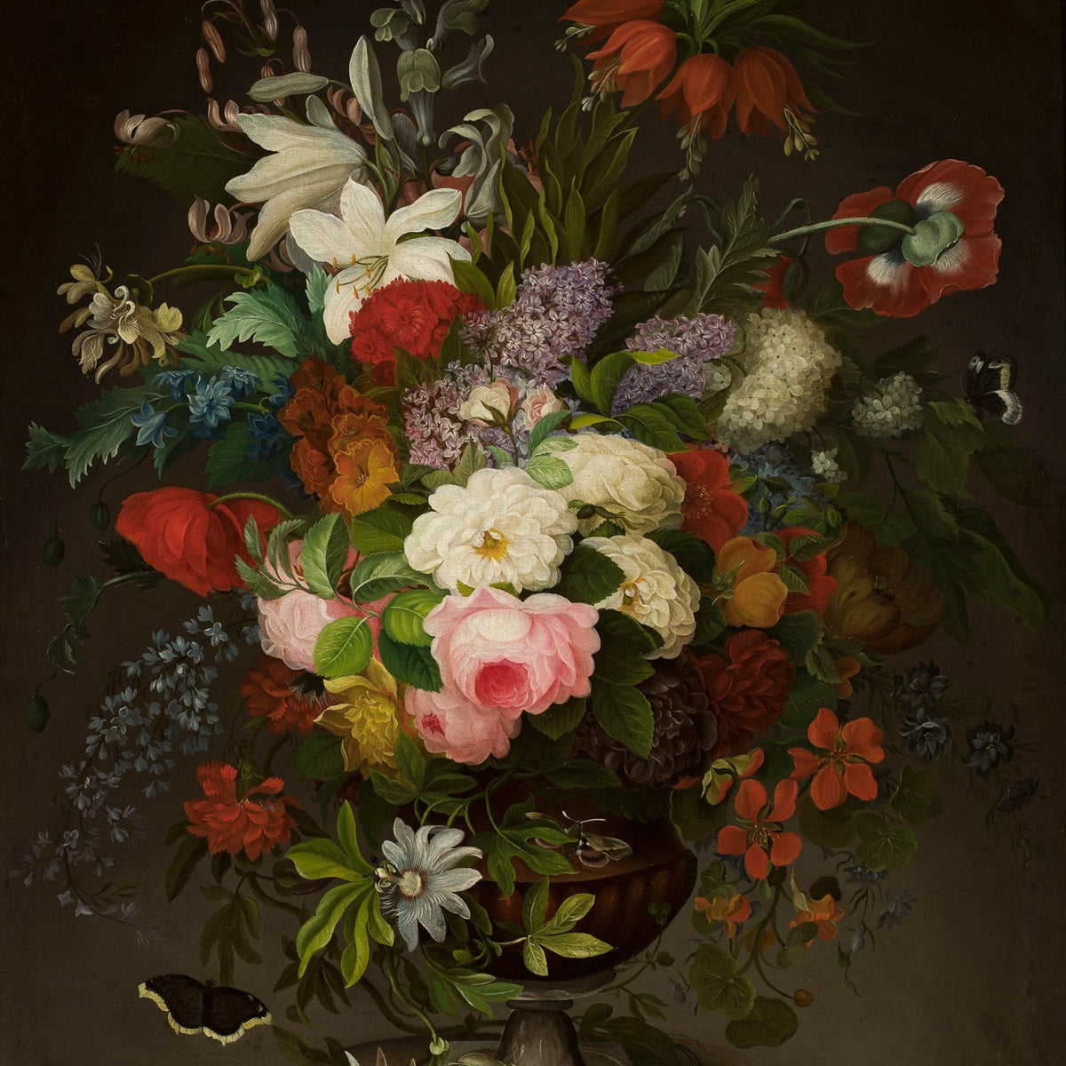 Floral Oil Painting - Classic Flower Still Life Hand - Painted - Oil Painting Haven