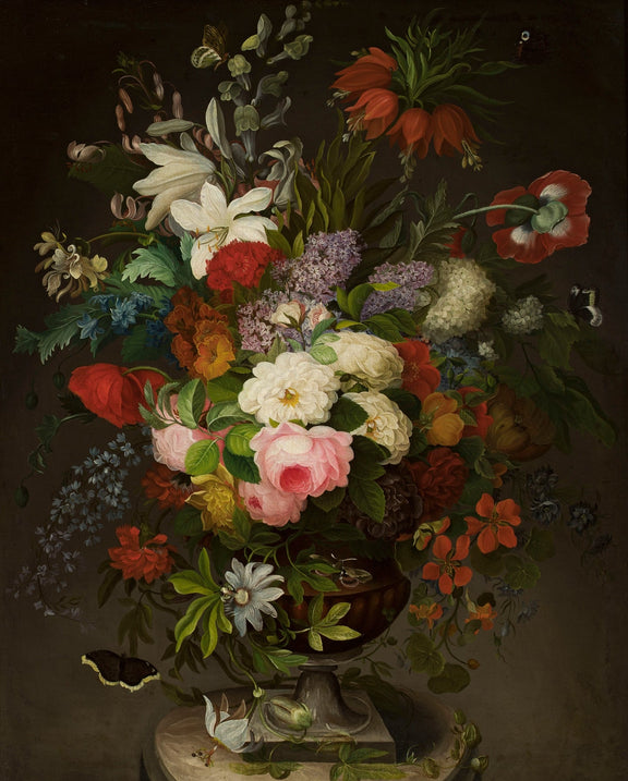 Floral Oil Painting - Classic Flower Still Life Hand - Painted - Oil Painting Haven