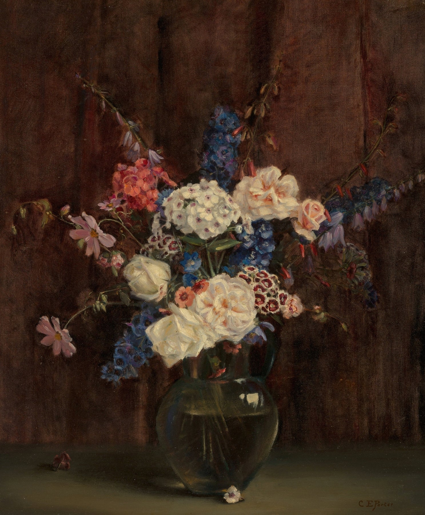 Floral Oil Painting - Classic Rose Bouquet Hand - Painted Art - Oil Painting Haven