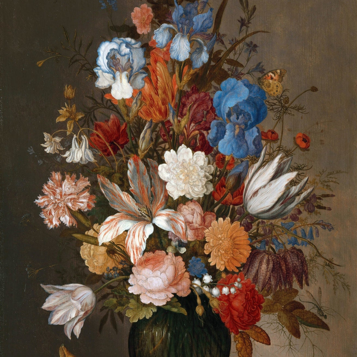Floral Oil Painting - Dutch Still Life Flower Vase Artwork - Oil Painting Haven