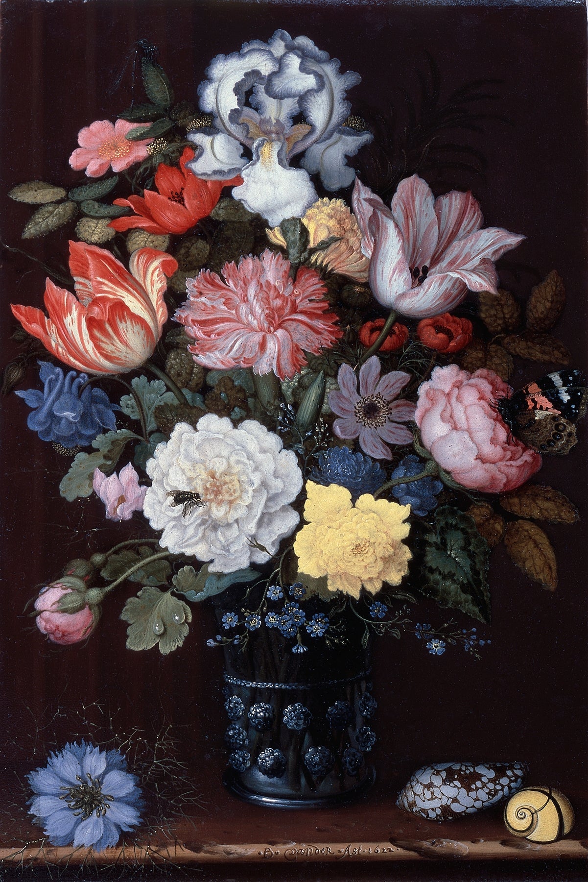 Floral Oil Painting - Dutch Still Life Flower Vase Wall Art - Oil Painting Haven