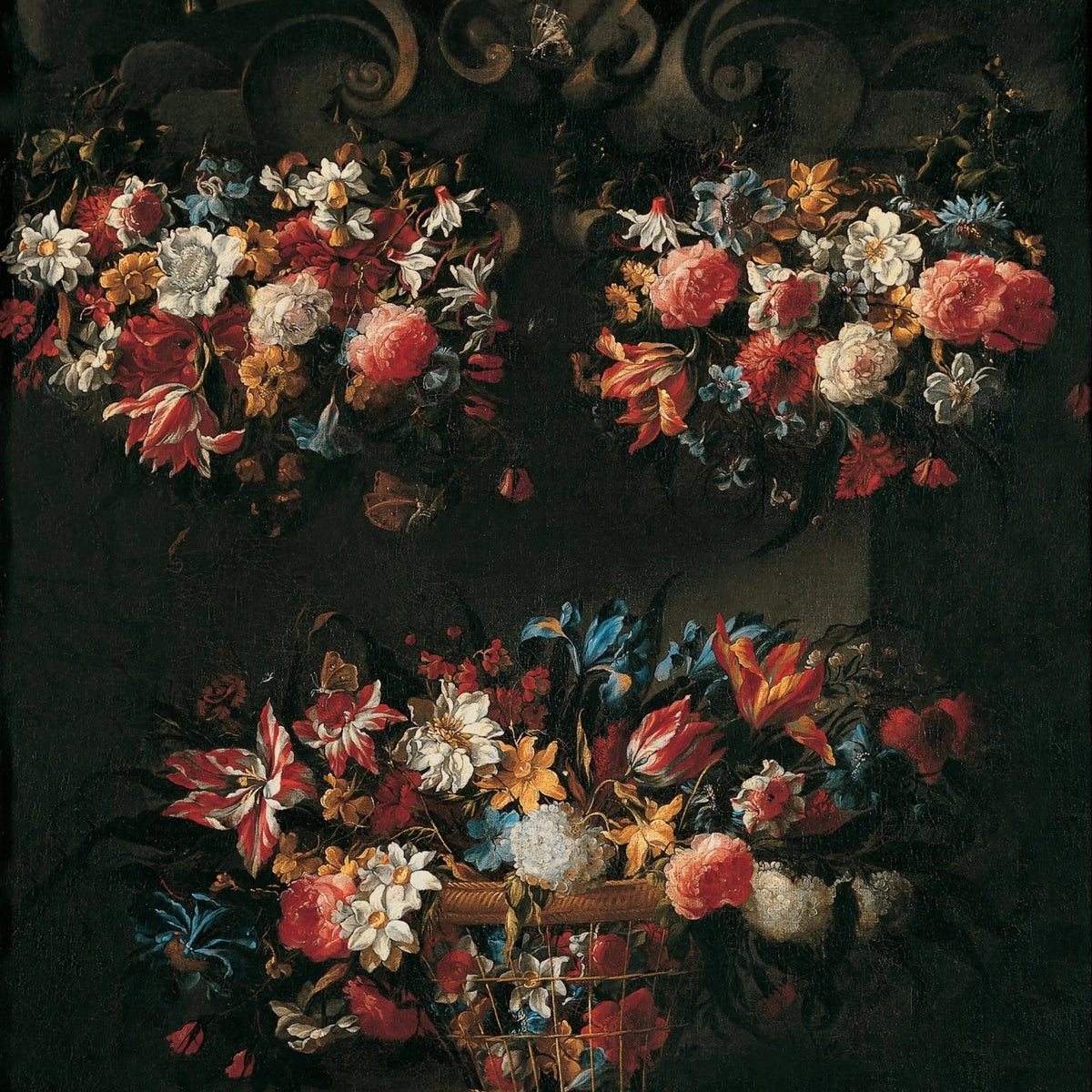 Floral Oil Painting - Elaborate Flower Arrangements - Oil Painting Haven