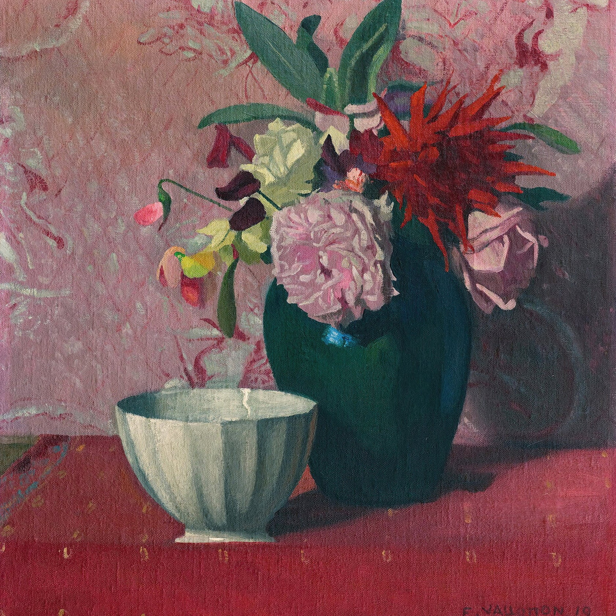 Floral Oil Painting - Mixed Flower Bouquet Hand - Painted Art - Oil Painting Haven