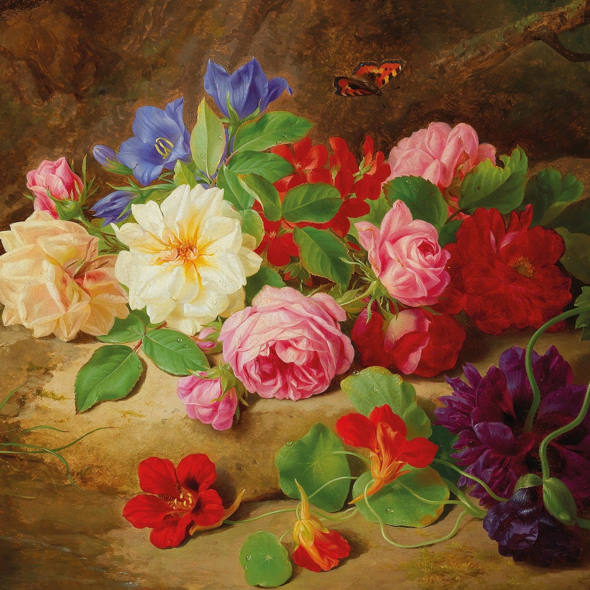 Floral Oil Painting - Rose Still Life Hand - Painted Canvas Art - Oil Painting Haven
