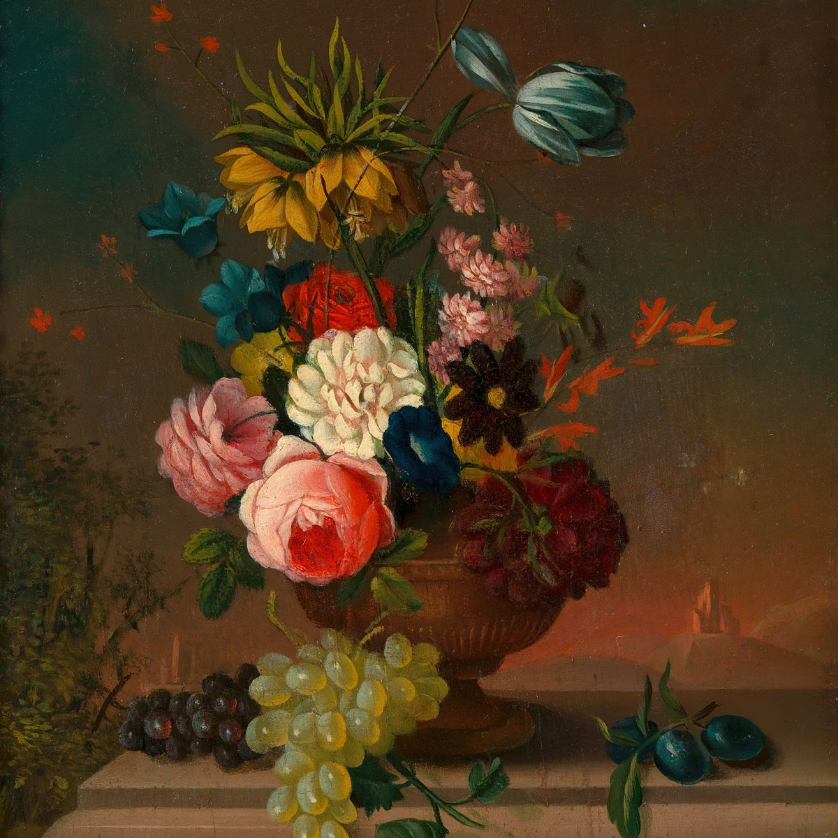 Floral Oil Painting - Vase Bouquet Still Life Hand - Painted Art - Oil Painting Haven