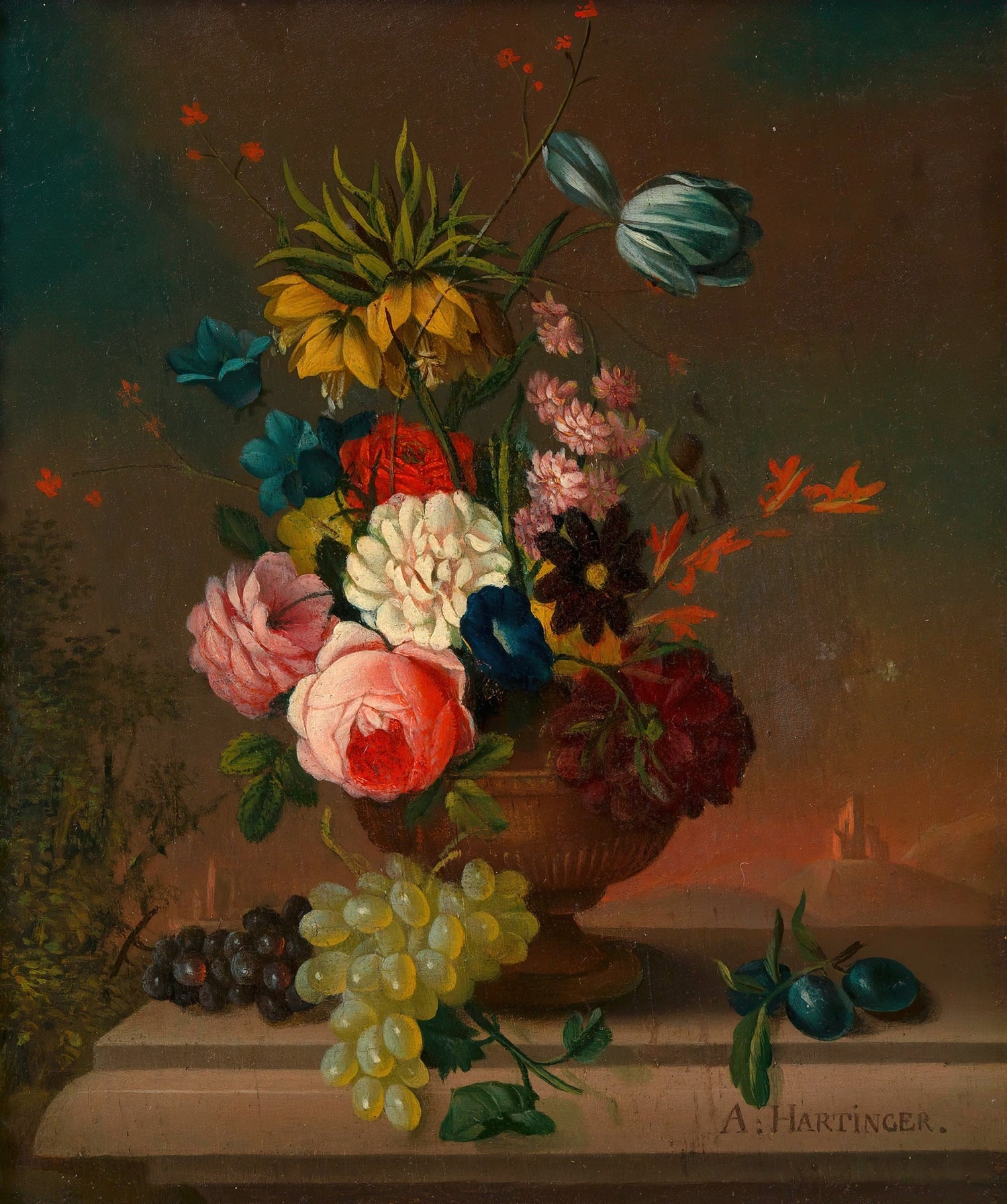Floral Oil Painting - Vase Bouquet Still Life Hand - Painted Art - Oil Painting Haven