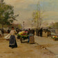 Flower Sellers - Oil Painting Haven