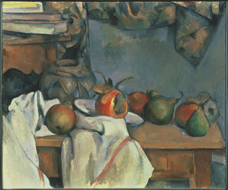 Ginger Pot with Pears and Apples - Still Life Oil Painting - Oil Painting Haven