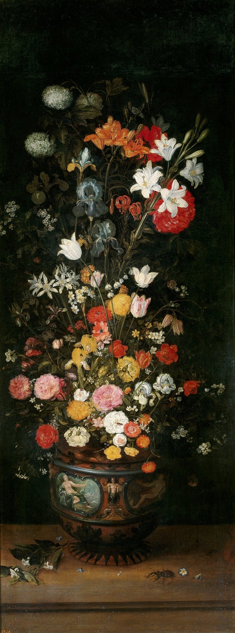 Grand Bouquet in Decorative Urn Still Life – Floral Oil Painting - Oil Painting Haven