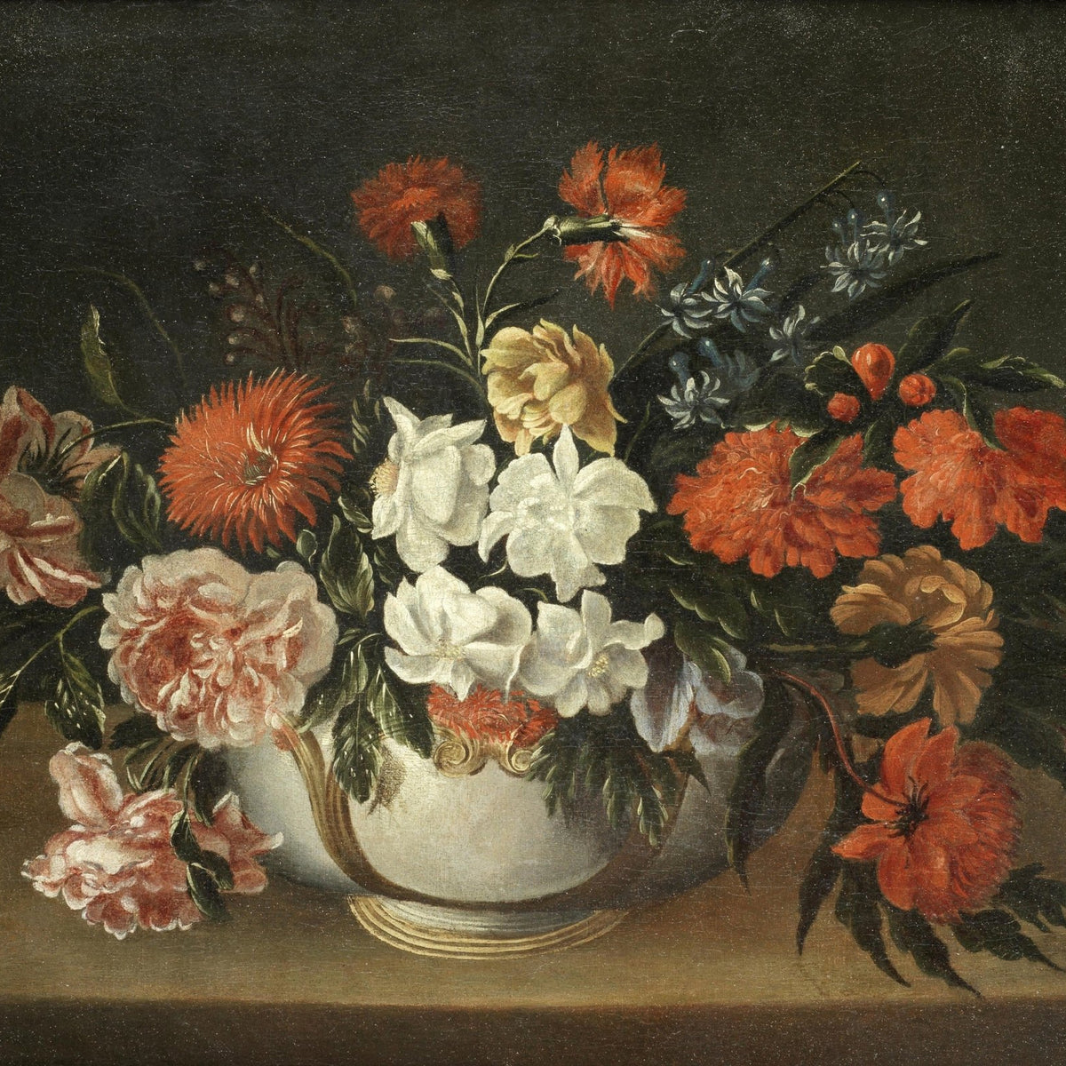 Hand - Painted Classic Flower Arrangement Still Life – Floral Oil Painting - Oil Painting Haven