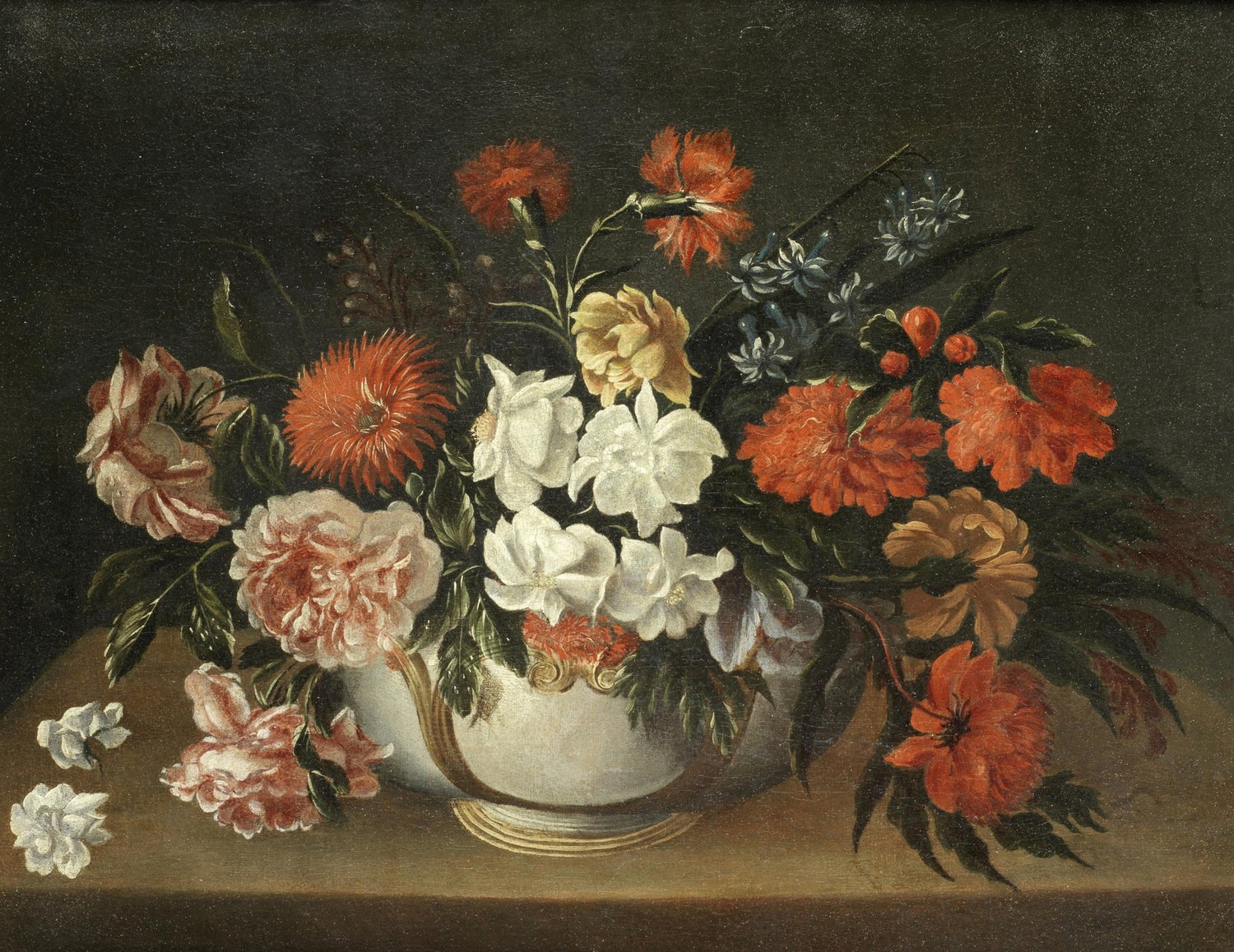 Hand - Painted Classic Flower Arrangement Still Life – Floral Oil Painting - Oil Painting Haven