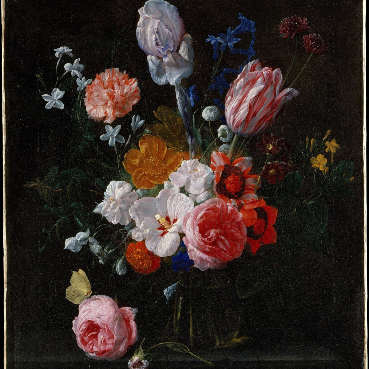 Hand - Painted Classic Flower Still Life in Vase – Floral Oil Painting - Oil Painting Haven
