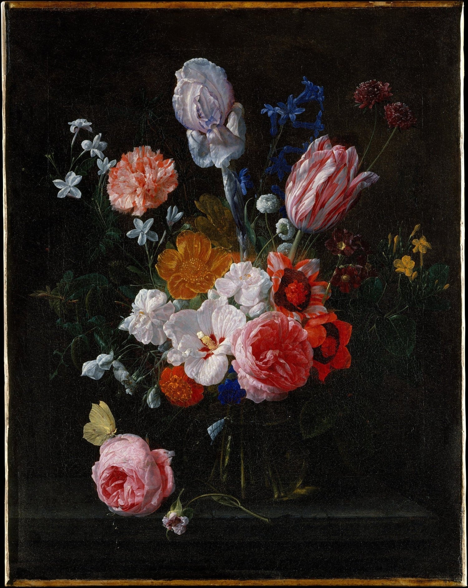 Hand - Painted Classic Flower Still Life in Vase – Floral Oil Painting - Oil Painting Haven
