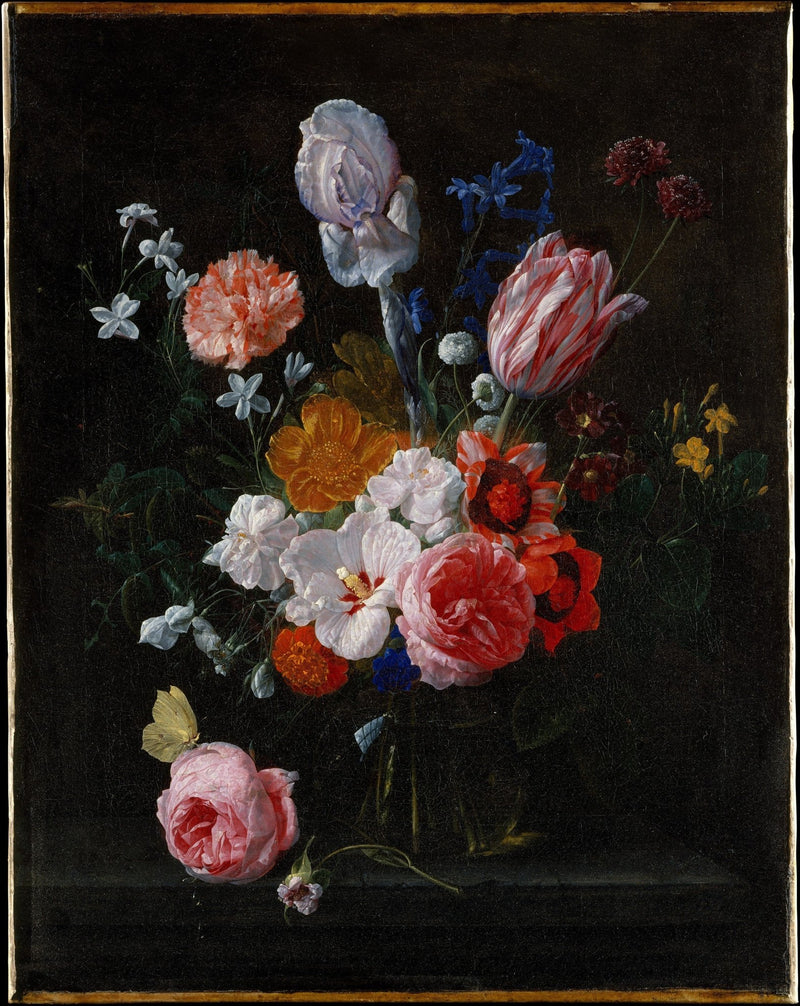 Hand - Painted Classic Flower Still Life in Vase – Floral Oil Painting - Oil Painting Haven