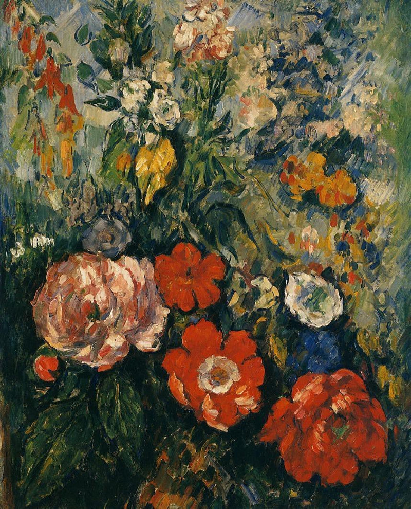 Hand - Painted Colorful Garden Flower Bouquet – Floral Oil Painting - Oil Painting Haven