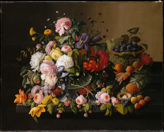 Hand - Painted Dutch Floral and Fruit Still Life – Floral Oil Painting - Oil Painting Haven
