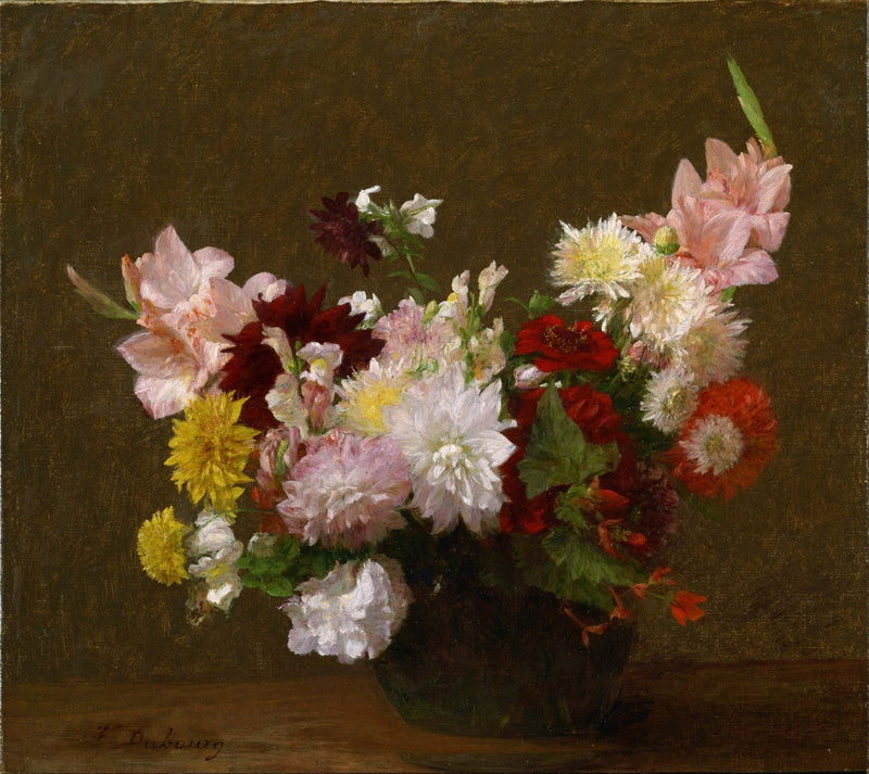 Hand - Painted Garden Flower Bouquet Still Life – Floral Oil Painting - Oil Painting Haven
