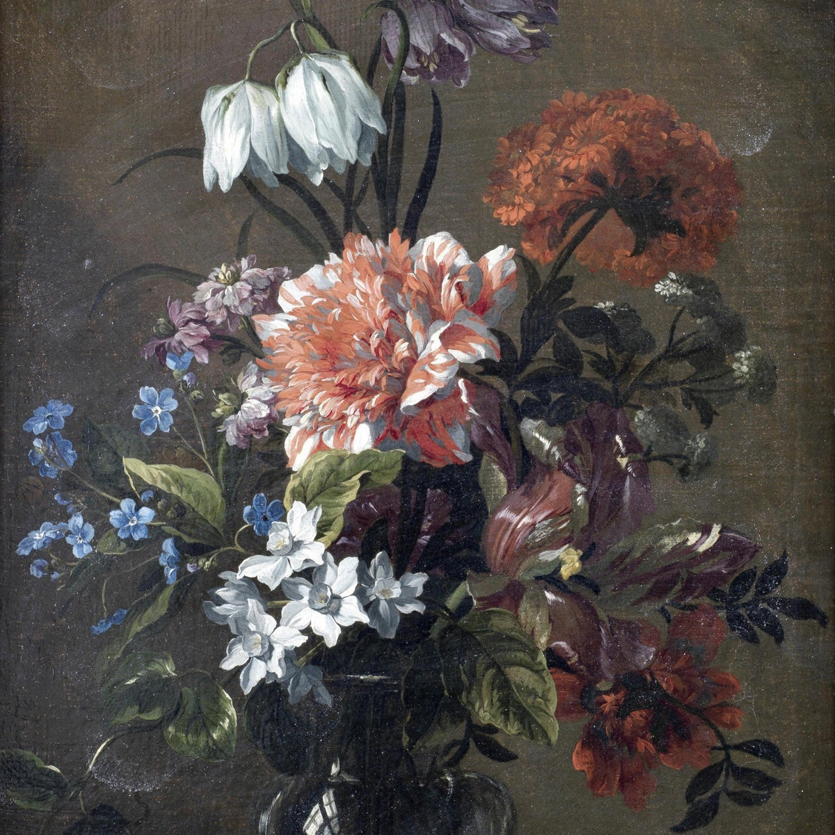 Hand - Painted Peonies and Garden Flowers Vase – Floral Oil Painting - Oil Painting Haven