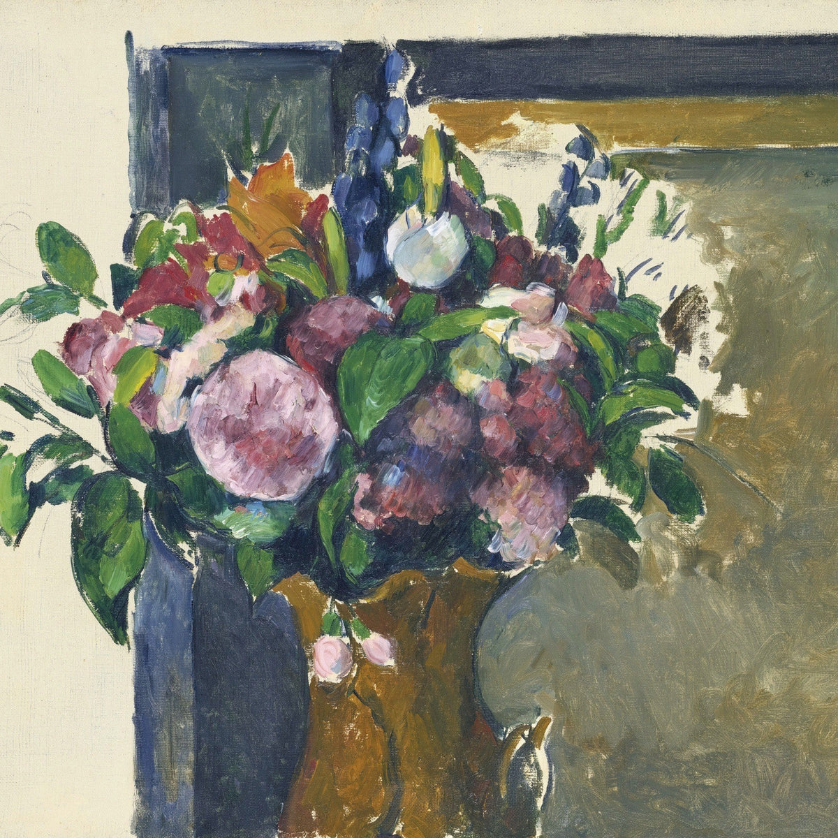 Hand - Painted Peony Bouquet in Decorative Vase – Floral Oil Painting - Oil Painting Haven