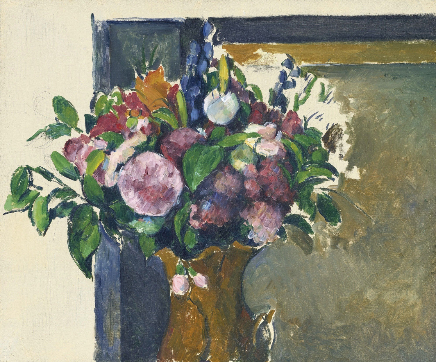 Hand - Painted Peony Bouquet in Decorative Vase – Floral Oil Painting - Oil Painting Haven